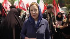 Tehran Mourns: A Display of Public Grief and National Sentiment